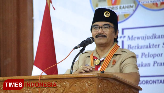 Ketua Kwartir Nasional Gerakan Pramuka Adhyaksa Dault (FOTO: ajp.TIMES Indonesia)