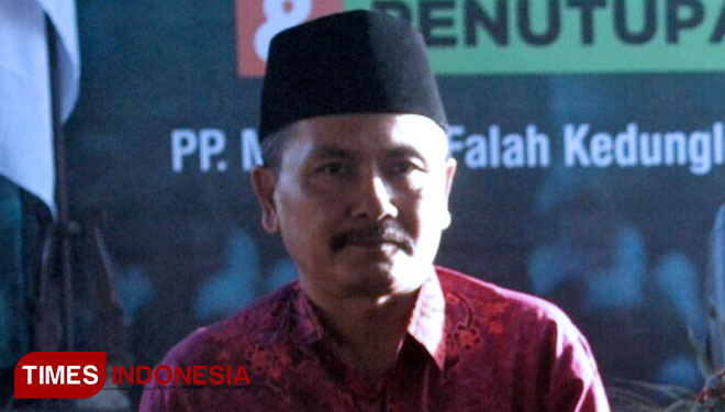 KH. Kholillurohman, Rektor IAI Ibrahimy, Genteng, Banyuwangi. (FOTO: Erwin Wahyudi/TIMES Indonesia)