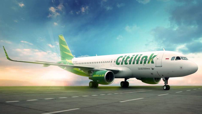 Maskapai penerbangan Citilink. (FOTO: Marketeers)