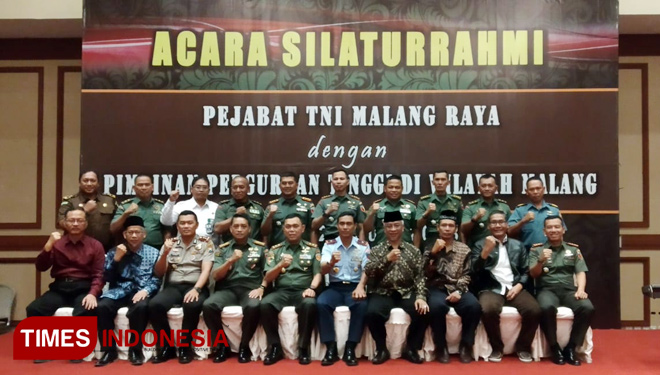 Suasana silahturahmi Korem 083 Baladhika Jaya dengan 61 pimpinan PT se Malang Raya (FOTO: Imadudin M/Times Indonesia)