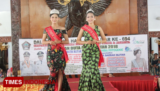 Pemilihan Duta Batik Blitar. (FOTO: AJP TIMES Indonesia)
