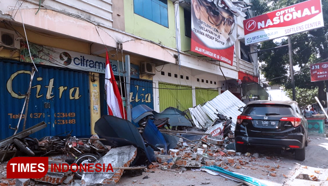 Gempa Lombok Jilid 3 Buyarkan Aktivitas Warga Mataram