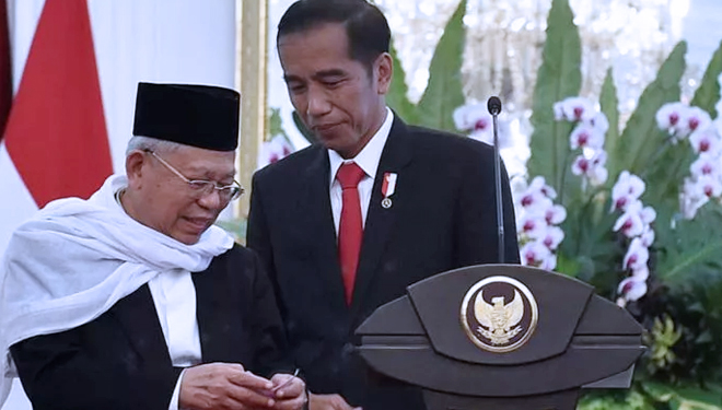 Pilih Ma'ruf Amin, Jokowi: Kami Saling Melengkapi