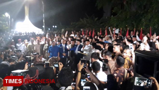 Deklarasi Prabowo - Sandiaga S Uno (FOTO: Alfi Dimyati/TIMES Indonesia)