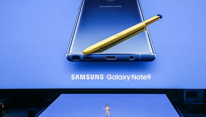 Galaxy Note 9. (FOTO: CNET)