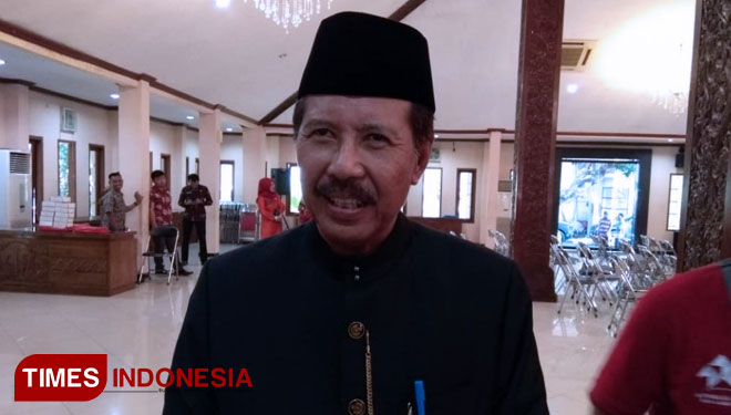 Kepala Badan Kepegawaian Daerah (BKD) Lamongan, Ismunawan, Jumat (10/8/2018). (FOTO: Siti Nura/TIMES Indonesia)
