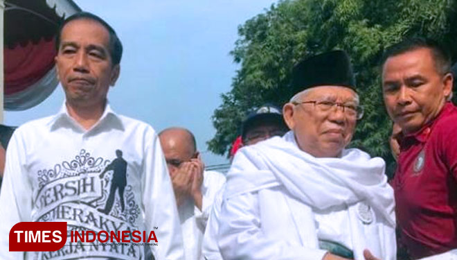 Jokowi Sebut Ma'ruf Amin Punya Pengetahuan Luas Bidang Ekonomi
