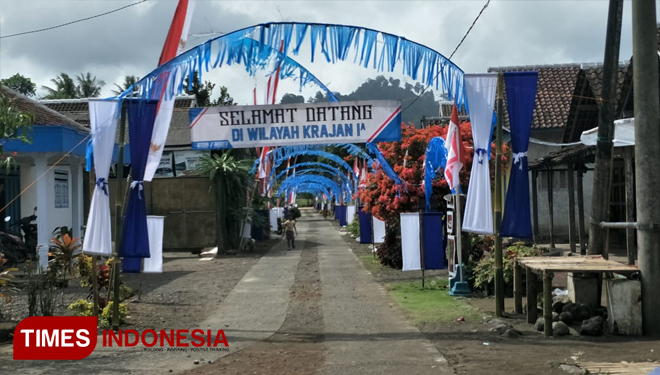 Desa Lebakhardjo, terus bersolek menjelang event nasional Karang Pamitran Nasional 2018. (FOTO: Widodo irianto/TIMES Indonesia)