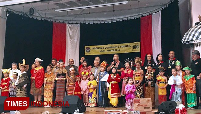 Suasana Bazar Indonesia 2018 dalam rangka menyongsong Dirgahayu Ke-73 Kemerdekaan Indonesia itu dihelat di Addison Road Cummunity Centre, Marrickville, (11/8/2018). (FOTO: TIMES Indonesia)