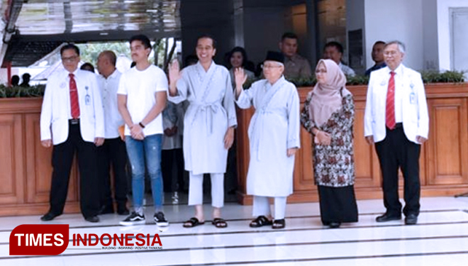 Tim dokter yang melakukan pemeriksaan kesehatan terhadap bakal capres-cawapres akan Segera Serahkan Hasil Pemeriksaan ke KPU RI. (FOTO: Hasbullah/TIMES Indonesia)