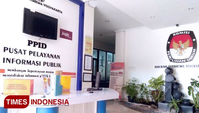 Kantor KPU DIY siap menerima aduan masyarakat terkait 573 bakal calon legislatif. (FOTO: A Riyadi/TIMES Indonesia)