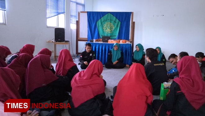 Classroom consultation with HMJ PPBA UIN Malang Management (PHOTO: ajp. TIMES Indonesia)