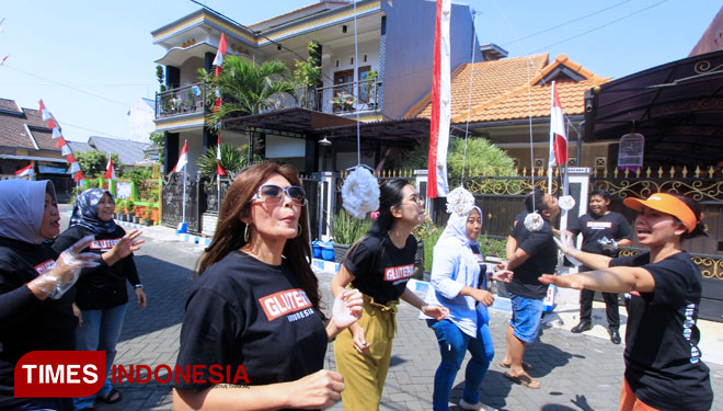 Suasana keseruan Peringatan HUT ke-73 RI ala Glutera (FOTO: Tria Adha/TIMES Indonesia)