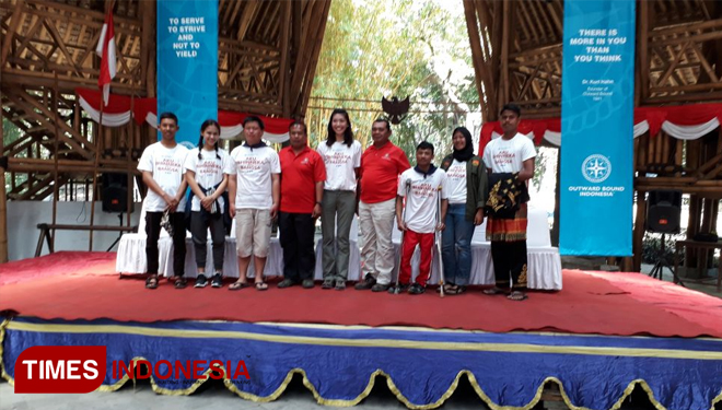 Peserta Ekspedisi Bhinneka Bagi Bangsa (FOTO: Alfi Dimyati/TIMES Indonesia)