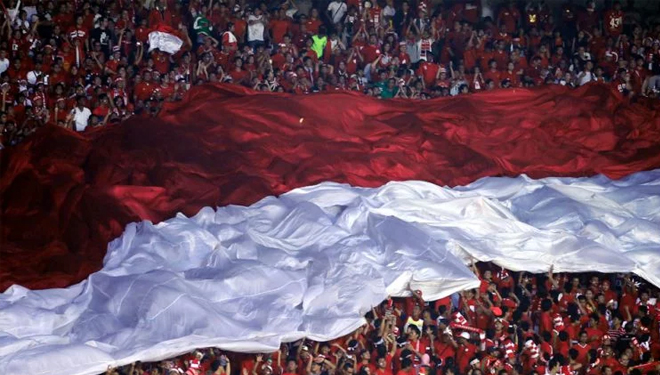 ILUSTRASI: Supporter Timnas Indonesia. (FOTO: IndoSport)