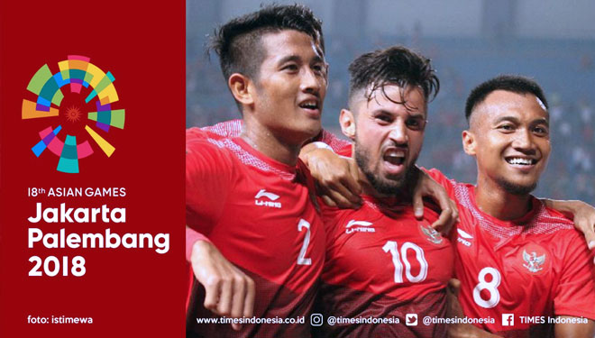 Timnas Indonesia U-23 sukses memuncaki klasemen Grup A  Asian Games 2018 dan lolos babak 16 besar, usai menumbangkan timnas Hongkong U-23 dengan skor 3-1 di Stadion Patrior  Chandrabhaga, Bekasi, Jakarta (FOTO: Istimewa)