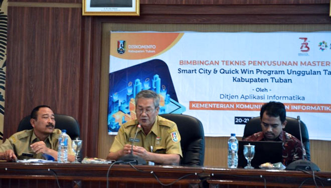 Bimbingan Teknis Smart City di Kantor Sekretariat Daerah Kabupaten Tuban, Selasa (21/08/2018) (FOTO: Istimewa)