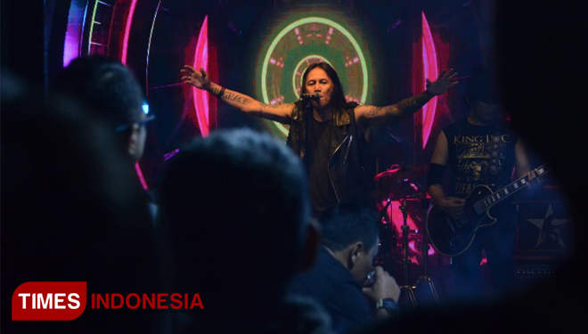 Acara Music for Freedom di Anang Karaoke, Jumat (24/5/2018) malam. (FOTO: Adhitya Hendra/TIMES Indonesia)
