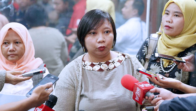 Direktur Eksekutif Migrant Care, Anis Hidayah. (FOTO: SerangTimur.net)