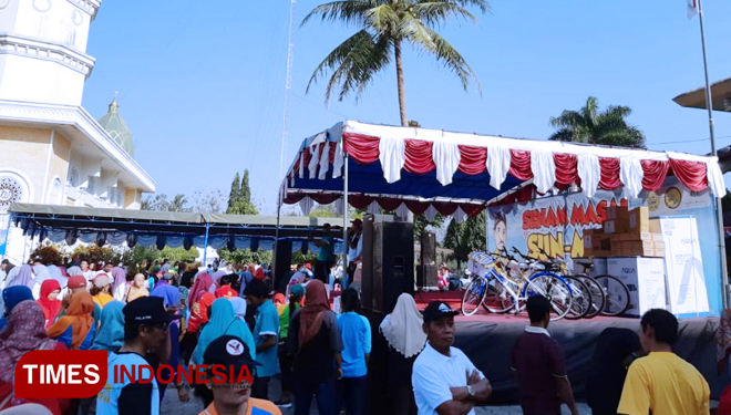 Suasana Sunmor di Komplek Kampus 1 Universitas Mercu Buana Yogyakarta  (UMBY) pada Minggu (26/8/2018). (FOTO: A Riyadi/TIMES Indonesia)