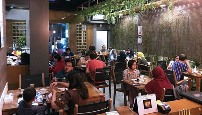 Suasana Fuji Japanese Cafe yang menghadirkan menu Jepang di Jalan Wilis No. 25 Kota Malang, Jawa Timur. (FOTO: Foto: Instagram fuji Japanese cafe)