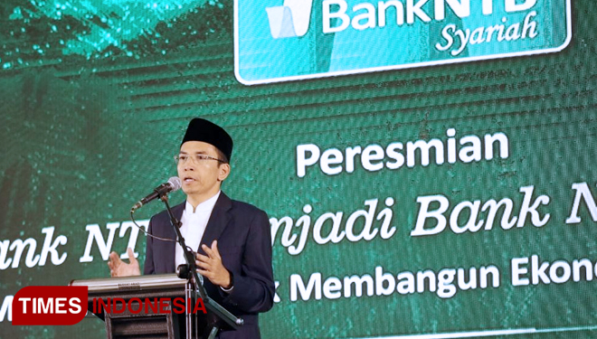 TGB Resmikan Nama Bank NTB Syariah