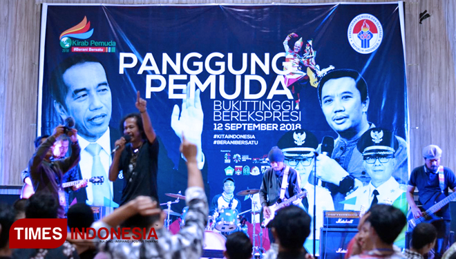 Rangakaian kegiatan Kirab Pemuda 2018 di Bukittingi. (FOTO: Humas for TIMES Indonesia))
