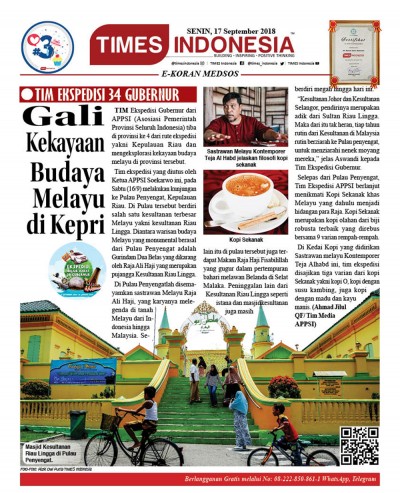 Edisi Senin, 17 September 2018