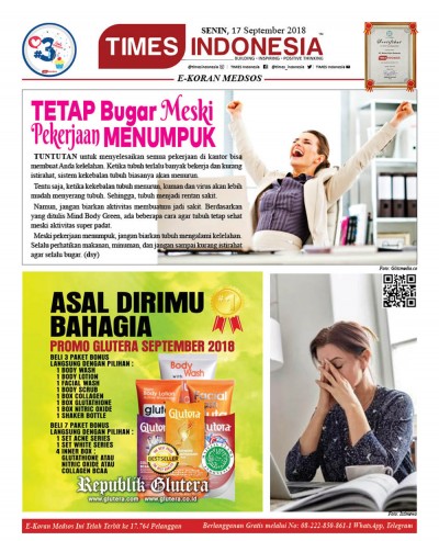 Edisi Senin, 17 September 2018