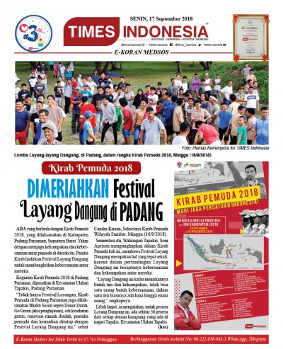Edisi Senin, 17 September 2018