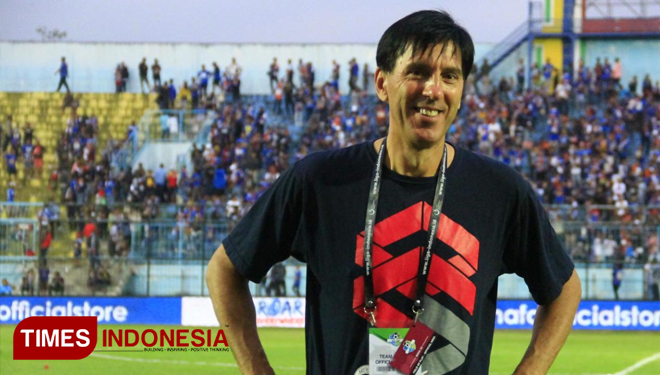 Pelatih Arema FC, Milan Petrovic. (FOTO: Dok. TIMES Indonesia)