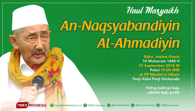 Almarhum KH Ahmad Sufyan Miftahul Arifin, Mursyid Thariqah Naqsabandiyah (Grafis: TIMES Indonesia)