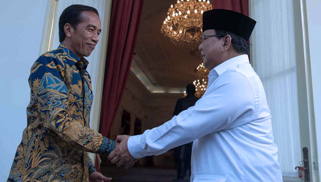 Presiden Jokowi dan Prabowo Subianto (FOTO: Widodo S. Jusuf/Antara)