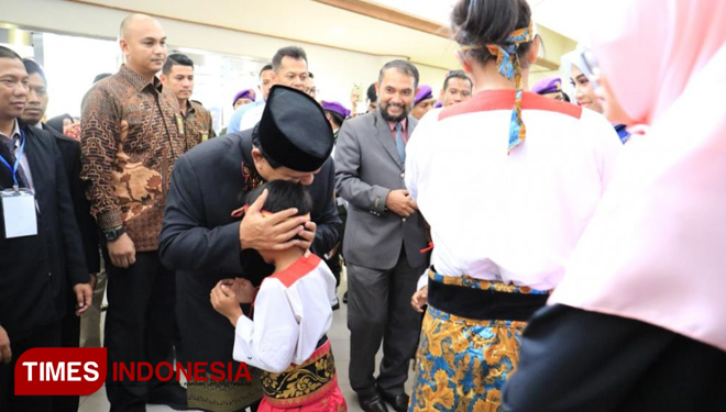 Pendekar Silat AnakPenghadang Prabowo (FOTO: Adam for TIMES Indonesia)