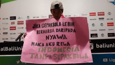 Cikal, Bocah 10 Tahun Ikut Pilu dengan Meninggalnya Jakmania