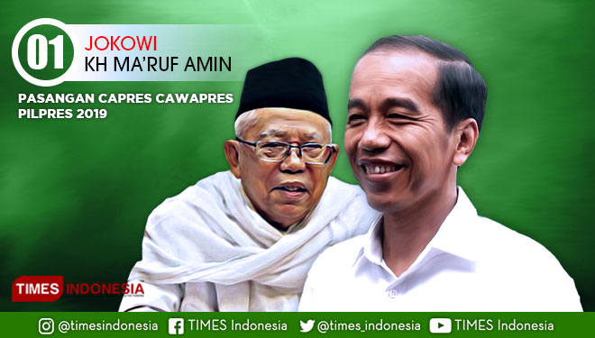 duet Jokowi-KH Ma'ruf Amin (Grafis: TIMES Indonesia)
