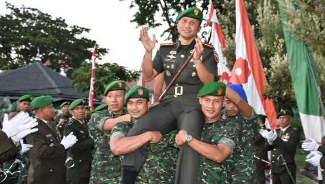 Usai menjabat sebagai Danrem 084/BJ, Kolonel Inf Sudaryanto janji tingkatkan keamanan selama Pemilu dan Pileg 2019, Selasa (25/9/2018). (FOTO: Istimewa)