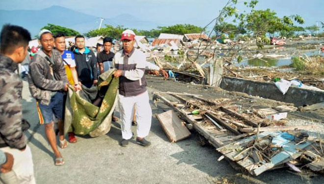 Dampak Gempa Donggala dan Tsunami Palu, Sulawesi Tengah (Sulteng). (FOTO: Istimewa)