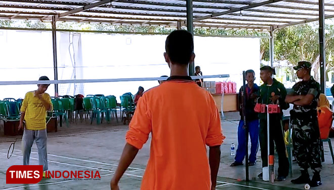 Puluhan Atlet Difabel Ikut Lomba Olahraga di Yonif Raider 509 Jember