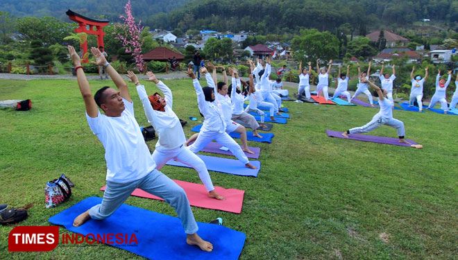  Yoga is believed to improve mood (Photo: Dok. Indonesian TIMES)