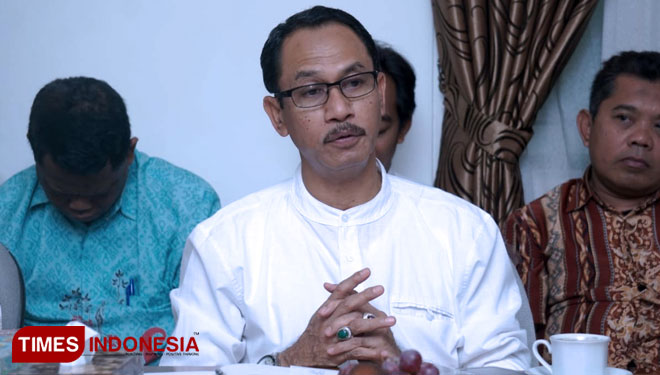 Rahman Sahnan Putra, Kepala Dinas Kesehatan  Lombok Barat. (FOTO: Anugrah Dany/TIMES Indonesia) 