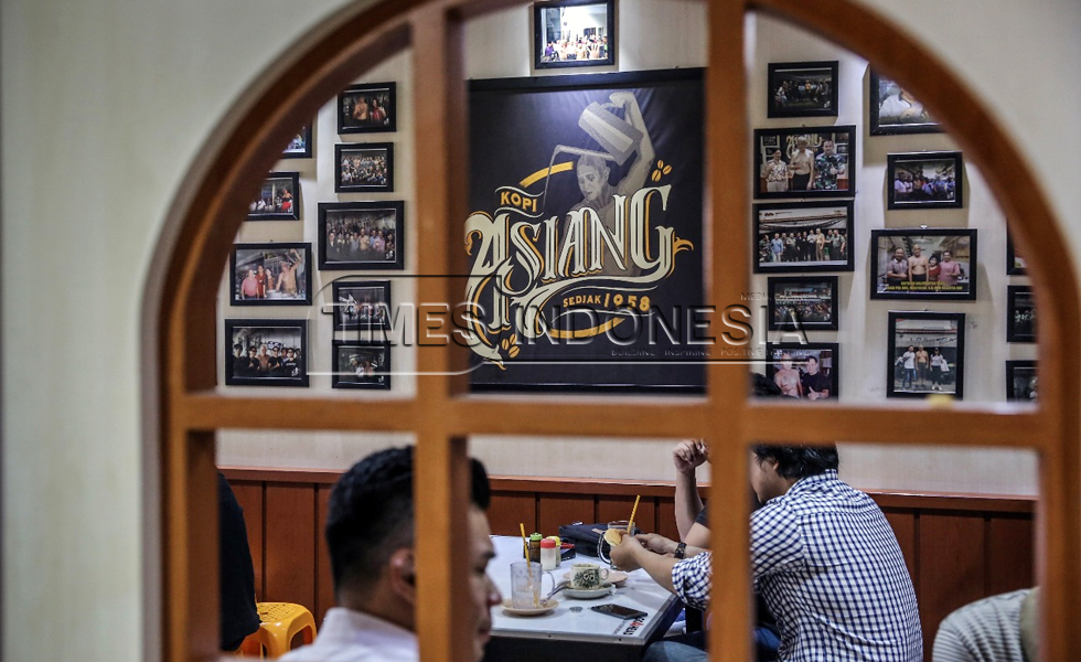 Kedai kopi Asiang yang terletak di Kota Pontianak yang melegenda. (FOTO: Rizky Dwi Putra for TIMES Indonesia)