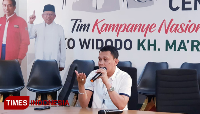 Wakil Ketua TKN duet Jokowi-KH Ma'ruf Amin, Abdul Kadir Karding.