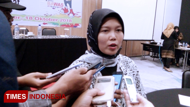 Komisioner Bawaslu Jatim, Nur Eliya Anggraeni. (FOTO: Sofy/TIMES Indonesia)