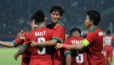 Menang Atas Taiwan 3-1, Indonesia Pimpin Grup A Piala Asia U-19