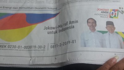 Bawaslu: Iklan Rekening Duet Jokowi-Ma'ruf Berpotensi Melanggar
