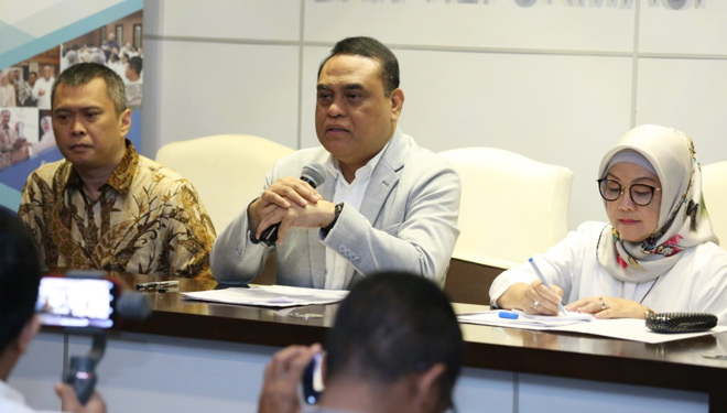 Menteri PANRB Syafruddin saat jumpa pers di Jakarta, Senin (22/10/2018). (FOTO: Humas Kementerian PANRB)