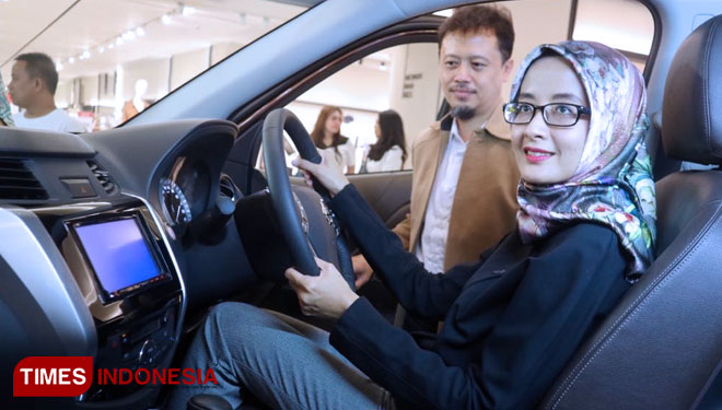 Mengusung ketangguhan DNA SUV, New Nissan Terra mulai dikenalkan publik Surabaya pekan ini.(FOTO: Lely Yuana/TIMES Indonesia)