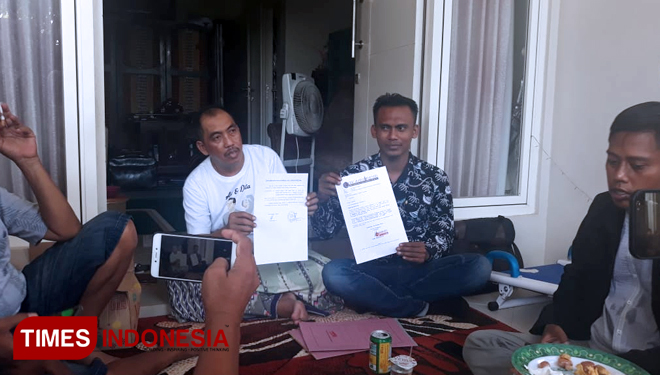 H Herman Dali Kusuma Bersama Kuasa Hukumnya Resmi Mencabut Gugatan Perdata ke PN Sumenep (FOTO: Ach. Qusyairi Nurullah/TIMES Indonesia)