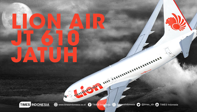 ILUSTRASI: Pesawat Lion Air. (Grafis: Dena/TIMES Indonesia)